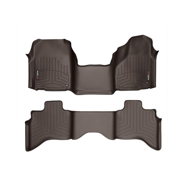 Front and Rear Floorliners - Over The Hump, 474641-472162
